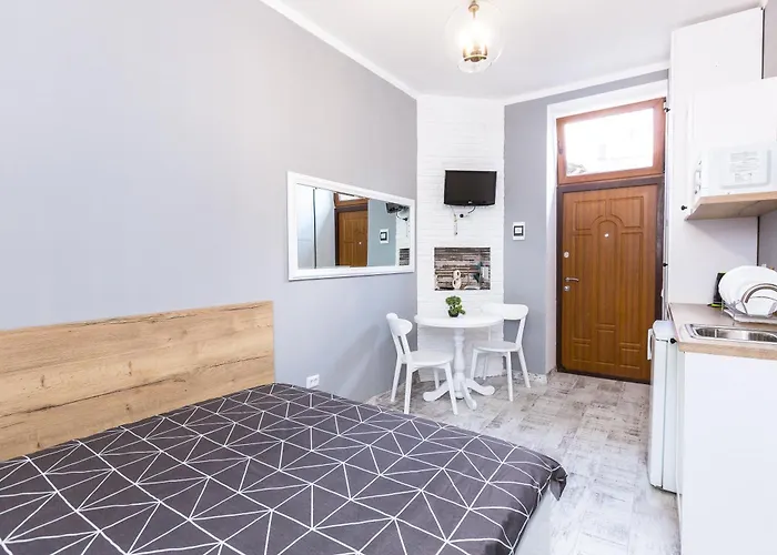 Апартаменты нова студія біля ж/д вокзалу на вул. городоцькій *